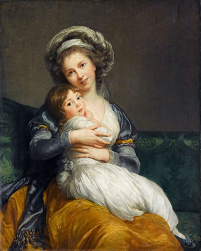 Elisabeth Vifée-Lebrun - Autoportrait avec sa fille 1786