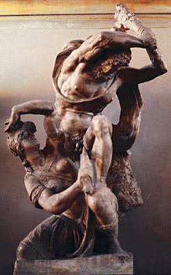 Properzia de'Rossi - Amazone aux prises d'Hercule